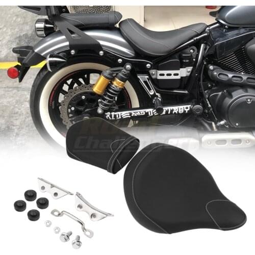 Motorcycle Accessories For Yamaha Bolt 950 XV950 XVS 950 SPEC R/C 2013-2019 Driver Passenger Leather Pillow Solo Seat Cushion