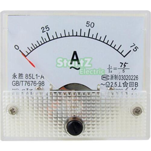 AC Analog Meter Panel 100A AMP Current Ammeters 85L1 0-100A Gauge