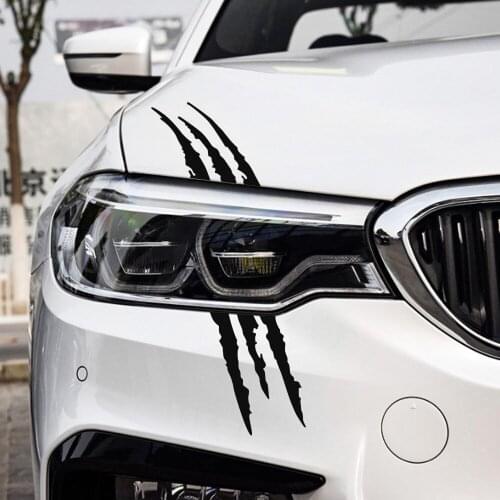 Car Sticker Monster Claw Scratch Stripe Marks Auto Decal for ssangyong kyron Daewoo Geo for lsuzu for Lexus For Fiat 500 punto
