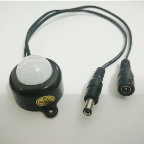 FREE DHL 20pcs/50pcs 5V12V/24V 5A PIR Sensor Switch LED Motion Sensor PIR Cotroller for LED Strip Light