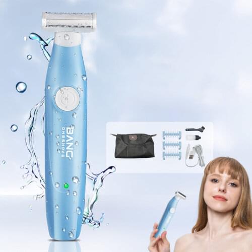 Electric Women Shaver Razor Facial Body Leg Arm Back Bikini Trimmer Lady Washable USB Rechargeable Hair Removal Shaving Machine