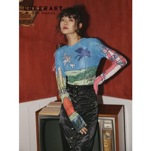 Женские базовые футболки Cheerart China At AliExpress