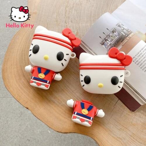 Hello Kitty wireless bluetooth compatible headset protective case for Apple Airpods 1/2/3 generation Airpods Pro