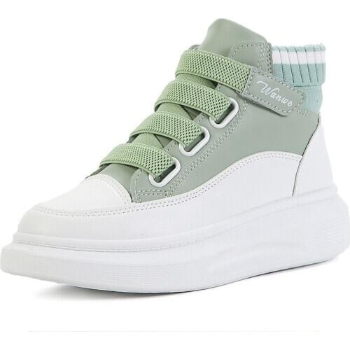 Sneakers Womens Flat Platform Shoes Winter Fashion Casual Thick Bottom Chunky Womens White Sneakers women shoes 2020