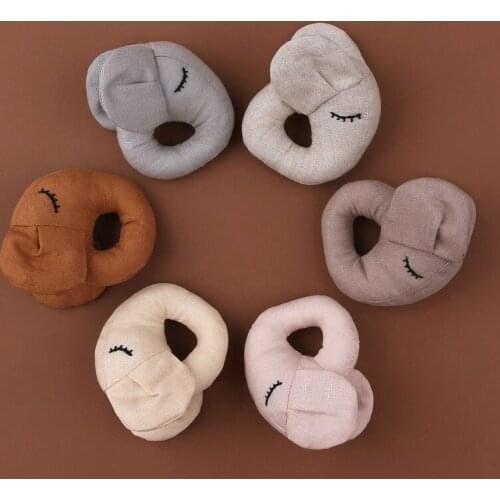 JJRC Soft Plush Baby Hand Grip Ring Bed Bell Cute Cartoon Elephant Rattle for Newborn Montessori Stuffed Animals Dolls Toy Gift