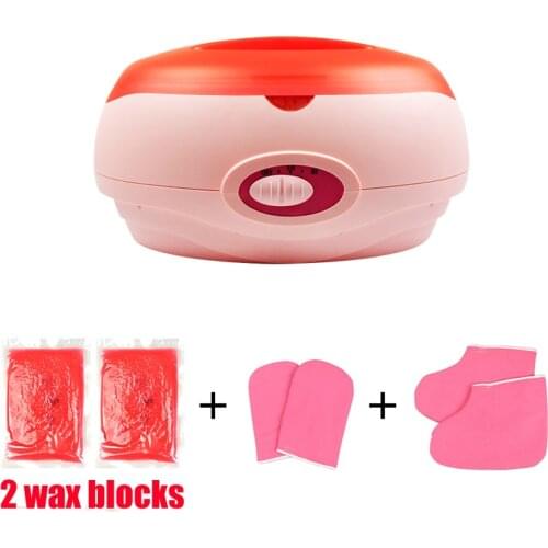 Paraffin Wax Heater +1 Wax Hand SPA Warmer Wax Machine And Protection Gloves Booties Wax Body Hand Foot Skin Care