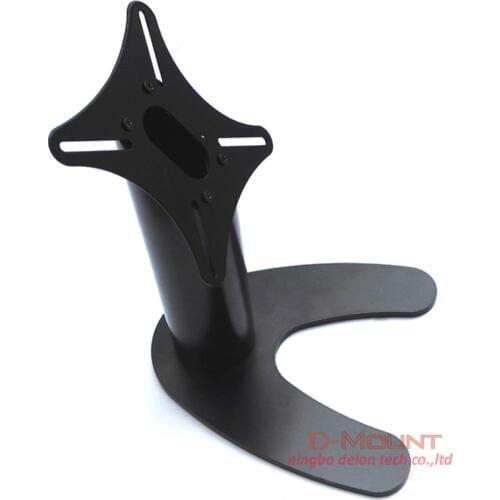 DL-T60 big pipe monitor desktop stand touch screen table holder mount LCD tv desk mount bracket 75x75 100x100 with cable system