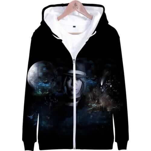 New 3D Print Zip Mens black Hoodies Yokai Ningen Bem The Movie Hoodie Men/Women Autumn Coat teenage Street Fashion tops