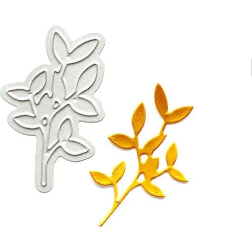 Golden leaves New Metal Cutting Dies & Stamps Scrapbook Diary Decoration Stencil Embossing Template DIY Greeting Card Handmade