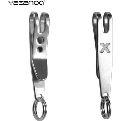 Outdoor Quicklink Tool Multi Tools Pocket Camping Key Ring EDC Bag Suspension Clip With Key Ring Carabiner Stainless Steel