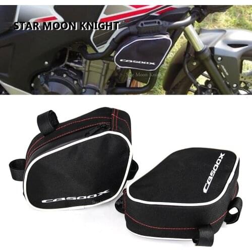 Motorcycle Frame Crash Bars Waterproof Bag Bumper Repair Tool Placement Bag For Honda CB500X CB 500 X 2013 - 2018