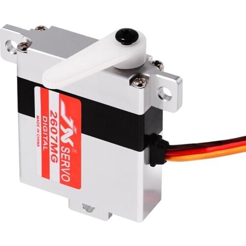 Rc Glider Servo Jx Pdi-2607Mg 7.2Kg 0.13 Sec Digital Full Mental Aluminium Case Wing Servo for Plane Helicopter