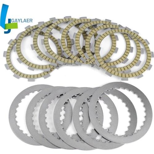 Clutch Plates Steel Friction Plate for Suzuki GSX R750 GSX600 FJ/FK/FL/FM 1988-1991 GSF600 Bandit 600 600S 1996-2004 2144137400