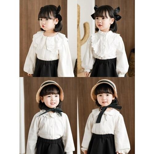 Белые блузки для девочек SZLAPRMK China At AliExpress