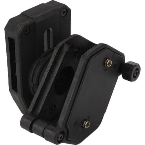 Tactical IPSC Magazine Holster Pouch USPSA IDPA Multi-Angle Adjustment Speed Competition Shooting Magazine Holder Carrier BK