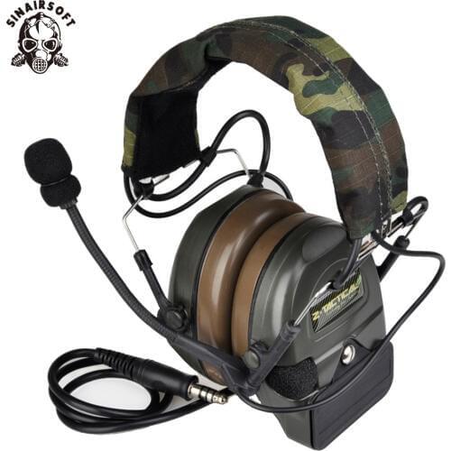 Z-tactical Sordin Tactical Headsets Airsoft Comtac ZComtac I Headset Style Tactical Headset Helmet Noise Canceling Headphone Ptt