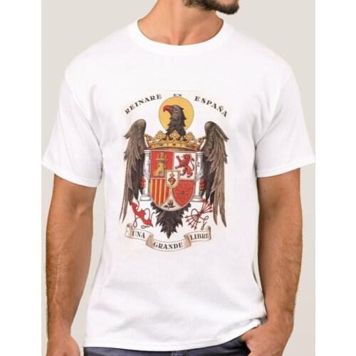 Franco Spanish Eagle Graphics T-Shirt. Summer Cotton O-Neck Short Sleeve Mens T Shirt New Size S-3XL