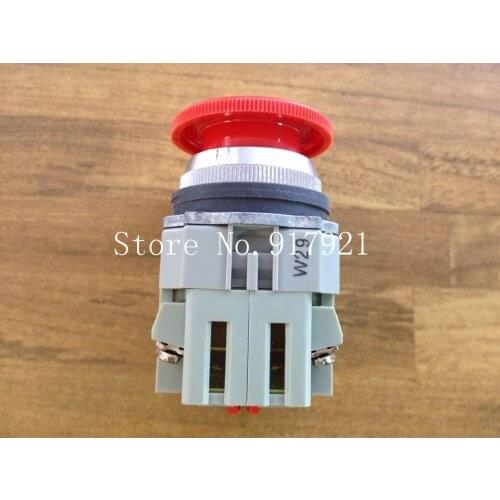 [ZOB] AVD302NR and 2NC red button mushroom self-locking 30 PCT genuine original opening --5PCS/LOT