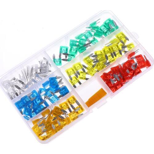 New Mini Blade Fuse Assortment Set Auto Car Motorcycle SUV FUSES Kit CN3 120pcs Wholesale
