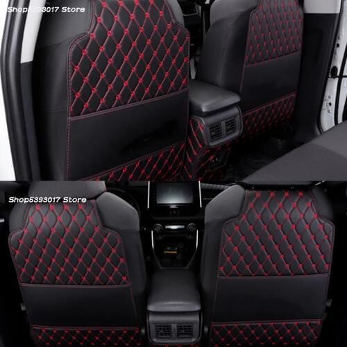 Car All Inclusive Seat Back Anti-kick Mat Anti-Dirty Protector Cover Waterproof Pads For Toyota RAV4 RAV-4 2019 2020 2021