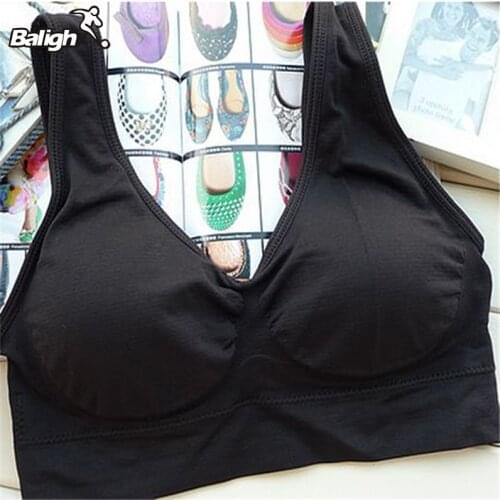 Balight Women Yoga Sports Bra Seamless Slim Underwear Comfortable Fitness Vest Bra Top TX005