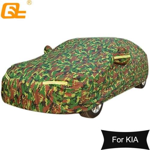 Winter plus cotton Car Covers Outdoor Waterproof Rain Snow Protection UV Car Umbrella for kia soul cerato sorento k2 rio ceed