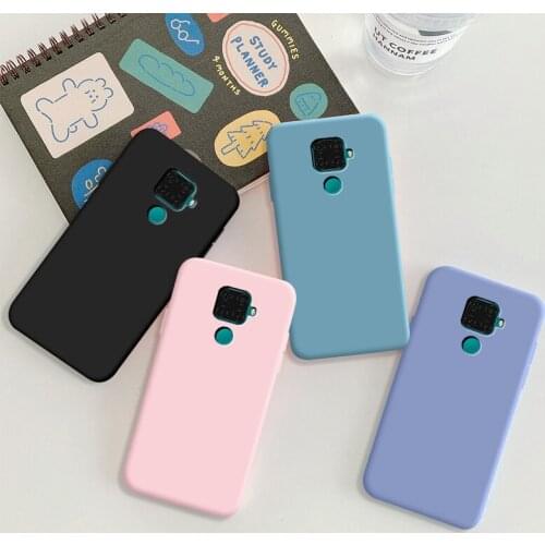 Case For Huawei Nova 5i Pro Case Soft TPU Silicone Case Solid Color Protective Phone Shell For Nova 5i Pro Back Cover Cases