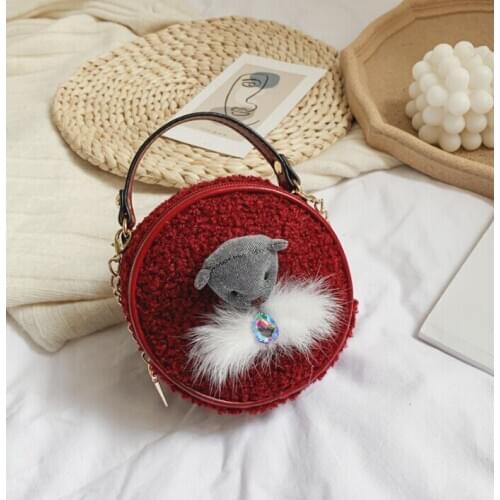 Kid Girl Handbags Lovely Cartoon Bags Outdoor Adorable Pouch Travel Student Fashion Soft Handbag