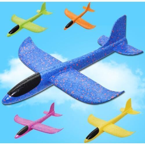 35cm EPP Foam Plane Model Kids Toys Hand Throw Airplane Flying Glider Planes Party Bag Fillers Outdoor Launch Game Toy