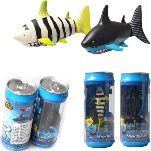 Coke Can Radio shark water toy game fuuny rc toy