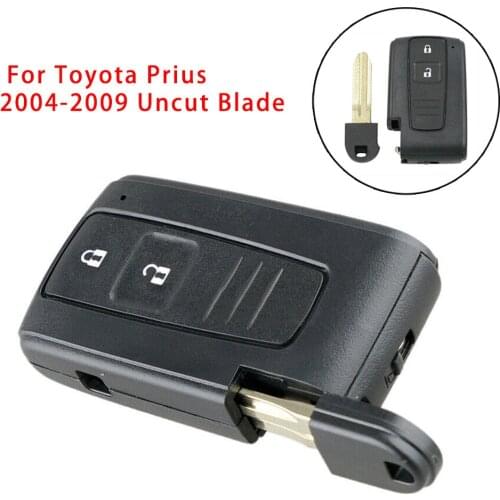 Kit Remote Key Case Service Repair 1 Set 1PC 2 Button Black For Toyota Prius Corolla Verso