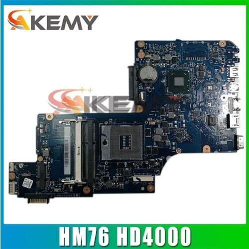 AKEMY H000043480 For toshiba satellite L870 C870 L875 laptop motherboard 17.3 inch HM76 HD4000 Graphics