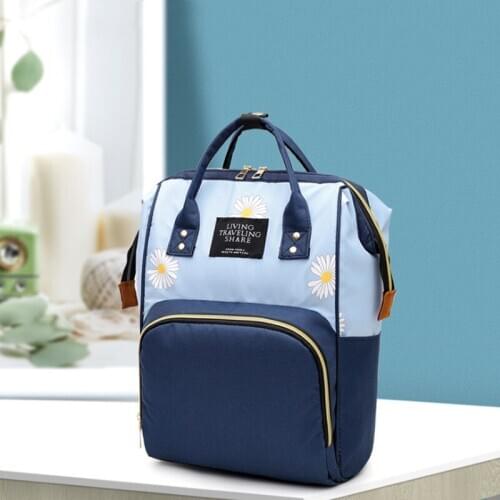 Fashion Baby Diaper Bag For Mom Large Capacity Stroller Mummy Maternity Totes Baby Nappy Nursing Bags Waterproof Travel Backpack