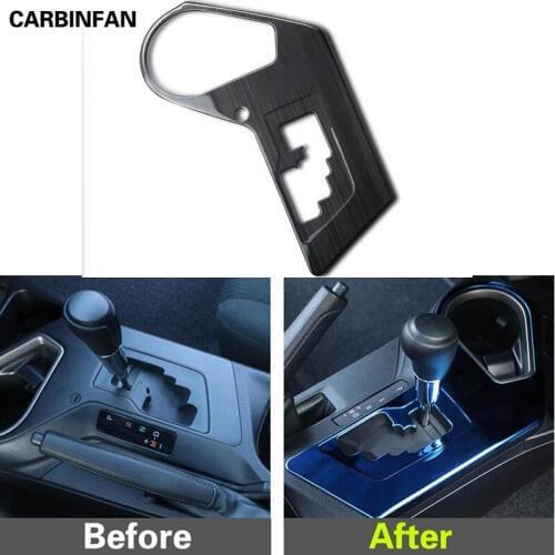 Sticker Chrome 2016 2017 Left Handed Driver Gear Shift Panel Automatic Transmission Cover Trim For Toyota RAV4 2016 2017