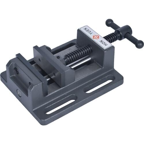 Guide bar type heavy precision drilling machine flat pliers bench drill / milling machine fixture 6 inch vise