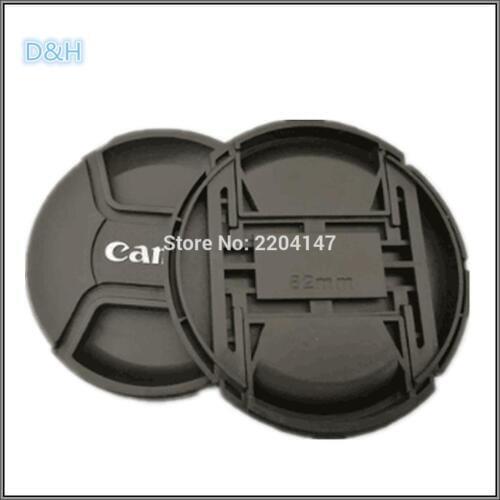 New 82mm Lens Cap Cover With Logo For Canon 5DS 5D3 5DIII 5D2 5DII 7D2 7DII 6D 24-70 16-35 With Anti-lost Rope