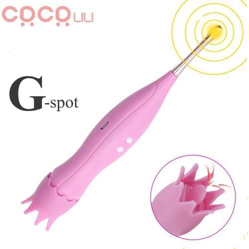 Sex Tongue Licking Toy for Adult G-spot Clitoris Stimulator Ultrasonic High Frequency Orgasm Clit Stimulator Dual Motor AV Stick