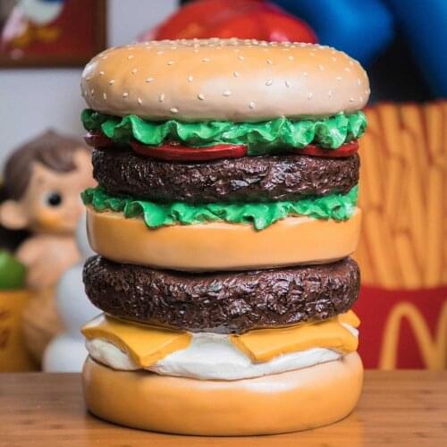 Hamburger Chair Trendy Hamburg Stool home door creative home stool burger decoration Home Living Room Decoration