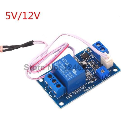 XH-M131 DC 5V / 12V Light Control Switch Photoresistor Relay Module Detection Sensor 10A brightness Automatic Control Module