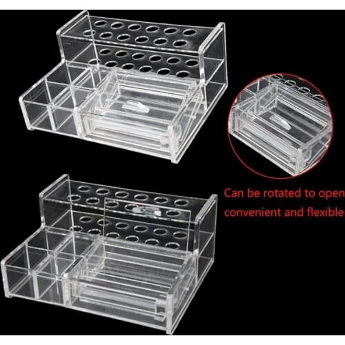 1pcs New Upgraded Dental Acrylic Organizer Holder Adhesive Resin Placement Syringe Frame Case For Dental Supply