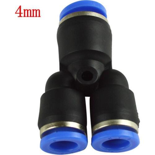 10 pcs PY4 4mm Y Union Tube Quick Connecting One Touch Fittings PY-4