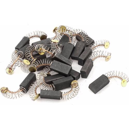 10pcs Carbon Brushes Electric Grinder Replacement Carbon Brushes Spare Parts Electric Motors For Dremel Rotary Tool 6x10x17mm