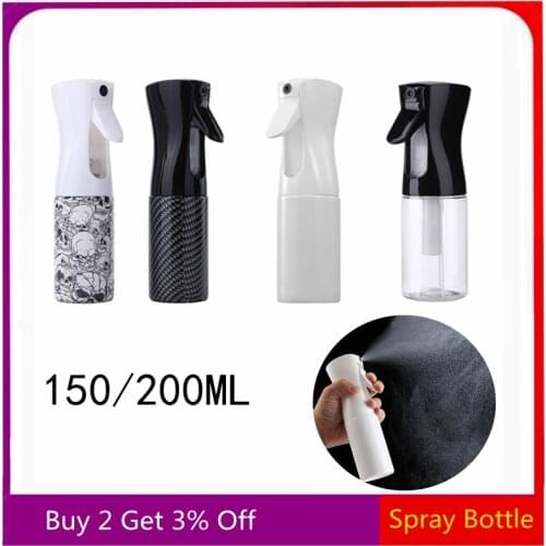 150/200ml Hair Beauty Spray Bottle Salon Tools Hairdressing Moisture Atomizer Pot Fine Mist Refillable Bottles