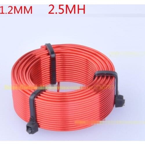 2.5mH Copper Coil 1.2mm Audio Speaker Crossover Hollow Inductor Oxygen-Free