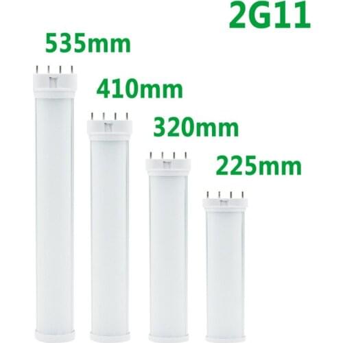 4pcs 2G11 led Tube Light 4pin LED horizontal plug lamp 2g11 pll Lamp PL bar LED Bar Replace H tube 9W 12W 18W 22w AC96-265V