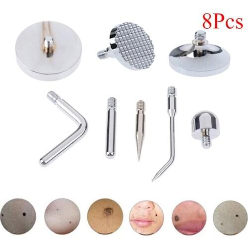 8Pcs/Set Freckle Dark Spot Remover Tool Replace Needles Mole Removal Plasma Pen