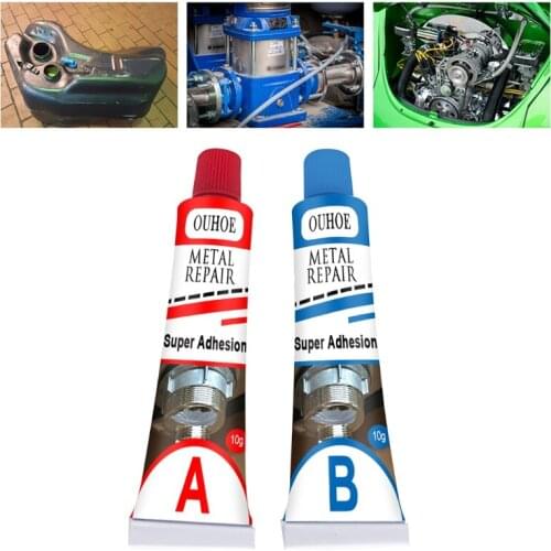 Defect Repair Agent Casting Adhesive Industrial Heat Resistance Cold Weld Metal Repair Paste Strong Bond Sealant AB Glue