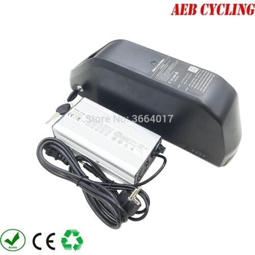 High power Jumbo shark Li-ion 52V 48V ebike battery 500W 750W 1000W 20Ah 21Ah 25Ah 28Ah 30Ah Li-ion shark battery with charger