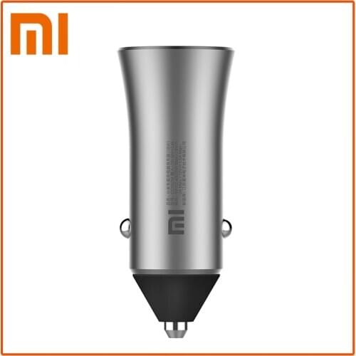 Original Xiaomi Car Charger Metal Casing Dual USB Ports 18W Quick Charger for smart Phones Tablet PC for Samsung iPhone