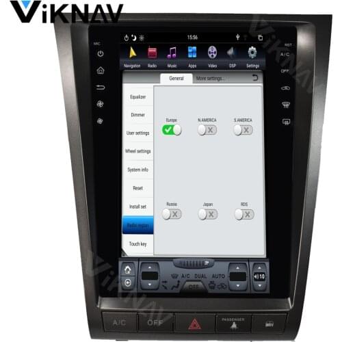 Viknav Car GPS navigation For-LEXUS GS 2004-2011 radio multimedia player Android 11.8 inch